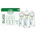 Dr. Brown's Options+ Wide-Neck Glass Baby Bottles, 9 Ounce, 3 Count