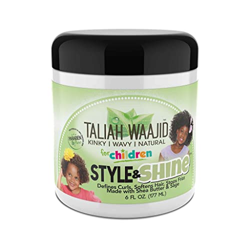 Taliah Waajid Kinky Wavy Natural Herbal Style and Shine, 6 Ounce