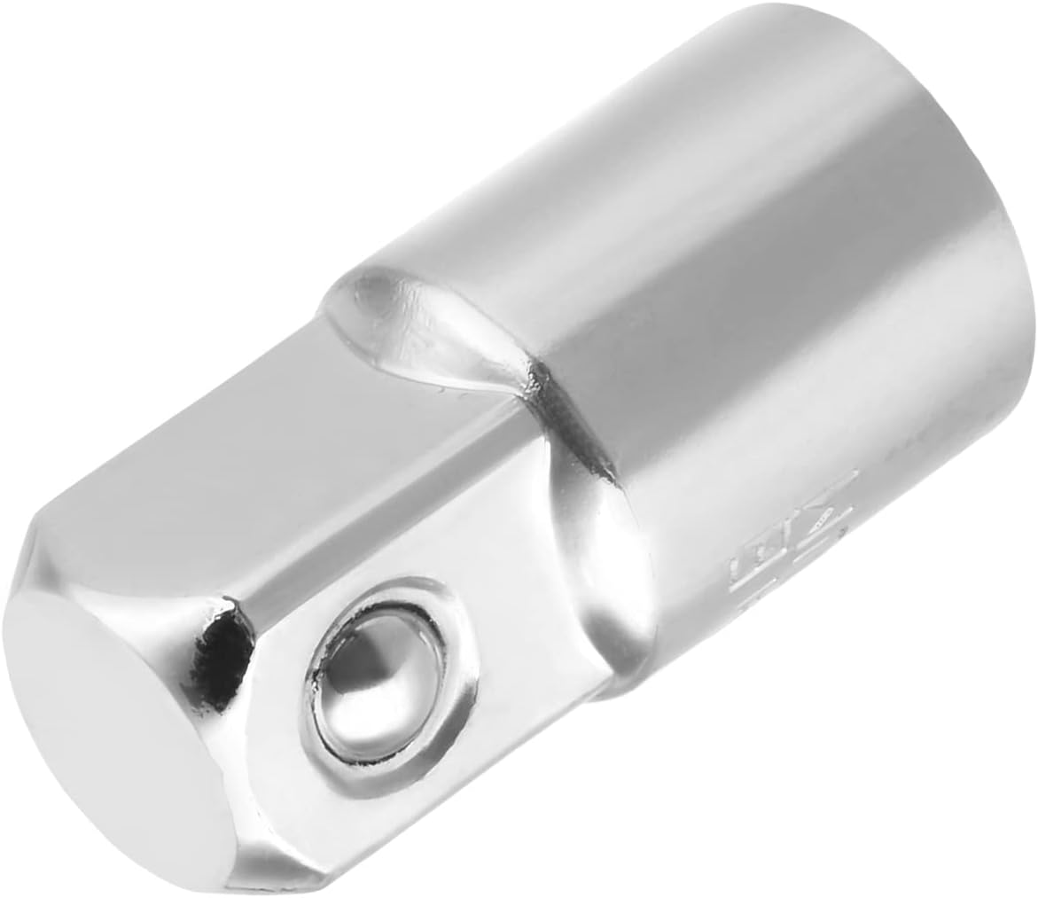 Auniwaig 1/2 Inch Drive (F) x 3/8 Inch (M) Impact Socket Adapter for Ratchet Wrenches, Cr-V Converter for Sleeve Reducer, Female to Male