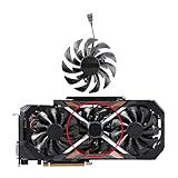 aorus gtx 1080 ti xtreme edition 11g review Matériel: Plastique MAHIE Ventilateur GPU d\'origine 95MM T129215BU AORUS GTX 1080, adapté au Ventilateur de Refroidissement de Carte Graphique Gigabyte AORUS GTX 1070 1080 1080TI Xtreme Edition Cheerfully (Color : Fan-B