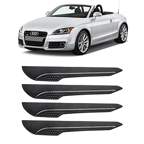 Image of AOSIS-Car Bumper Protector /Bumper Guard for Audi TT with Single Chrome Stripe (4-Pcs)