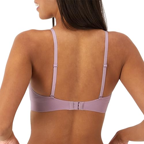Image of Maidenform Women's M Rib Seamless Bralette, Soft Wireless Pullover Bra, Convertible Straps