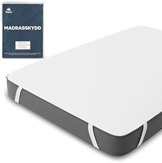 Certyfikowany przez Oeko TEX wodoodporny ochraniacz na materac 135x190 marki Twinzen - Alese 135x190 cm z oddychającej bawełny z 4 elastycznymi narożnikami