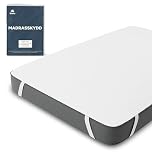 Waterproof Mattress Protectors – Mattress Protector 160 x 200 cm Waterproof Oeko Tex Certified by Twinzen – Mattress Topper 160 x 200 cm Breathable Cotton with 4 Elastic Corners