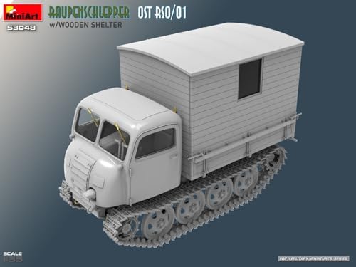 MiniArt MA53048 1/35 Laupe Shripper OST RSO/01 w/Wood Shelter Plastic Model - 3