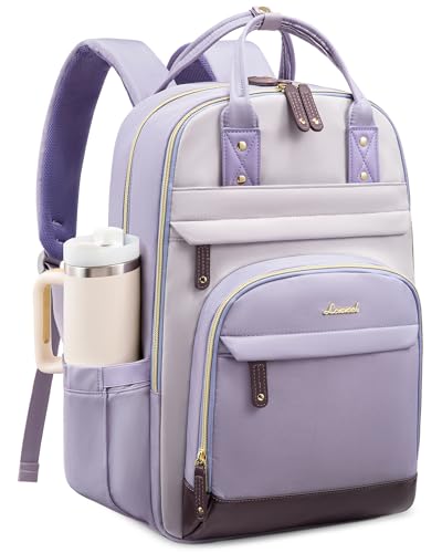 Image of LOVEVOOK Laptop Backpack for Women, Travel Backpacks Work Anti-Theft Bag, Backpack Purse, Conputer bags with USB, Waterproof