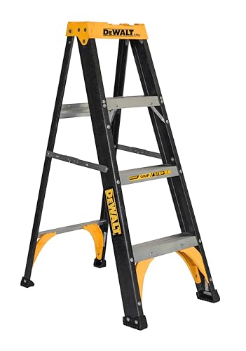 DeWalt 4-Foot Fiberglass Step Ladder, 225-Pound Load