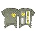 American Flag Baseball T Shirt Womens 4th of July Patriotic Shirts Baseball Love Heart Print Tops Softball Shirts Red T Shirt Women Camisas De Moda para Hombre 2024 Green Large