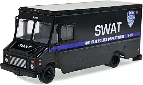1993 Grumman Olson Van Black Gotham Police Department S.W.A.T. 1/43 Diecast Model Car miniatura 1