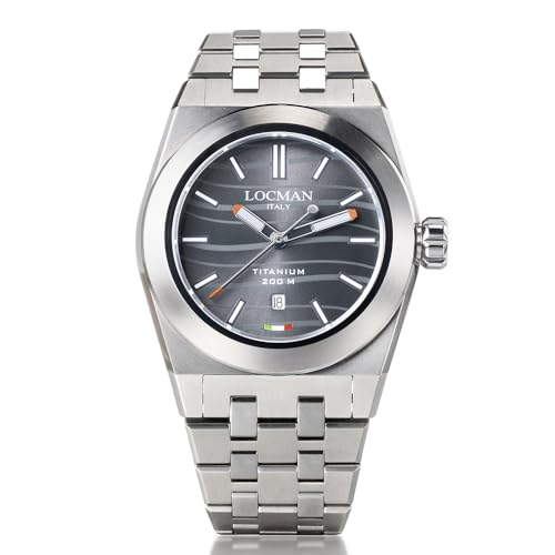 Locman Orologio Uomo Nuovo Stealth Titanio Nero