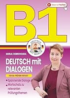 Deutsch B1 - Spannende Dialoge: DaF-Buch mit 25 prüfungsrelevanten Themen zur Vorbereitung auf die DTZ-Prüfung und die B1-Prüfung (von telc-Prüferin ... Deutsch B1-C1) (German Edition) B0CN1H86GV Book Cover