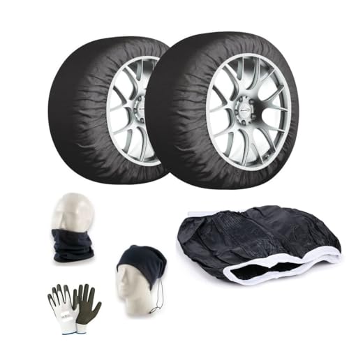 Calcetines de nieve 175/55R16 homologados en talla M, juego de 2 unidades para ruedas motrices