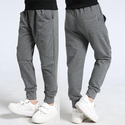 Kids Boys Joggers Athletic Pants Sweatpants with Pockets Casual Cargo Pants for Sports Outdoor School Uniform2