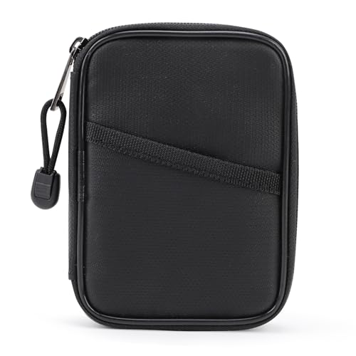 Grothery 5200°F Fireproof Passport Holder Office Essentials Fireproof&Waterproof Travel Document Organizer 8 Layer Heat Insulated Passport Cover for Men Women Hold Passport, Ticket, ID, Portable Black