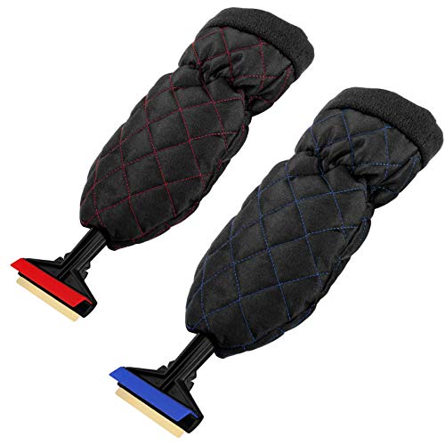 Eiskratzer Murska mit Handschuh wasserdicht Eisschaber 165mm Messingschaber 2 Stück