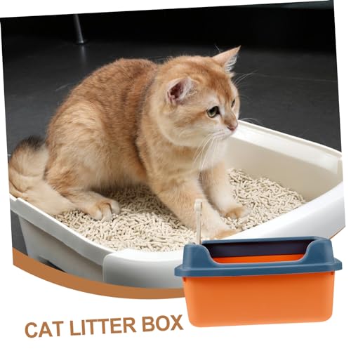 Mipcase 1 Conjunto De Caixa Caixa De Areia Para Gatos Colher De Areia Para Gatos Caixa De Areia Para