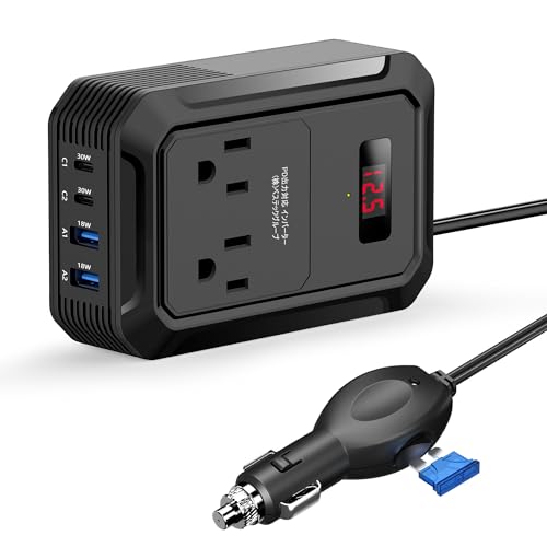 BESTEK インバーター 修正正弦波 200W 「強化版」 12v 100v 電圧保護付き...