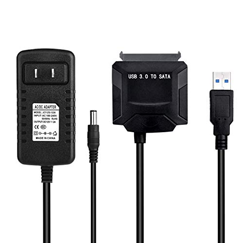 AGPTEK USB 3.0 to SATA Adapter Converter Cable for 2.5