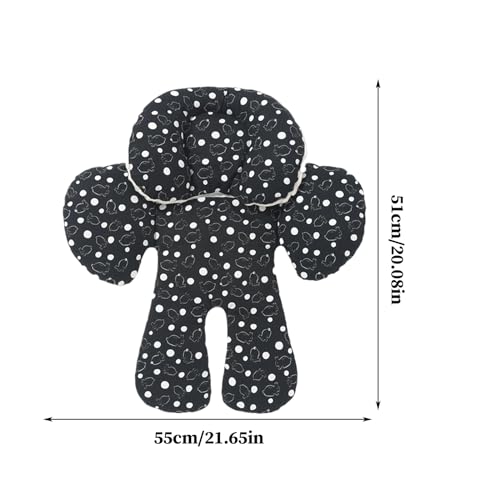 Coussin siège auto bébé hauteur réglable avec appui-tête amovible - 5
