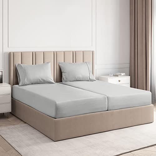 Split King Sheets for Adjustable Beds - Split King Adjustable Bed for Adjustable Mattress - Split King Sheet Sets for Adjustable Beds Deep Pocket - Deep Pocket Split King Sheets - Adjustable Sheets 1 Split King Sheets for Adjustable Beds - Split King Adjustable Bed for Adjustable Mattress - Split King Sheet Sets for Adjustable Beds Deep Pocket - Deep Pocket Split King Sheets - Adjustable Sheets