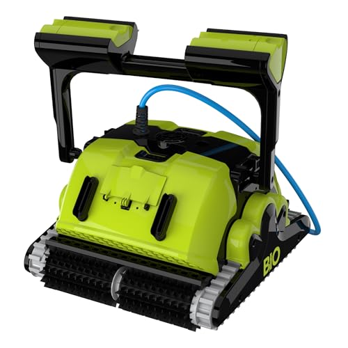 Dolphin Bio Suction Automatischer Poolreiniger Poolroboter mit Kabel - Boden, Wasserlinie und Wandreinigung, Eingelassene Pools bis zu 15 m, Wasserpflege