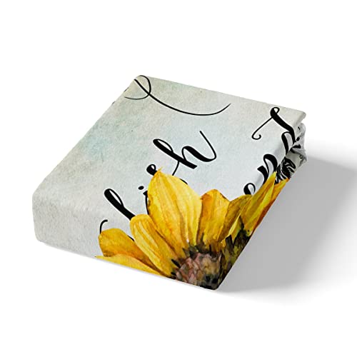 Loussiesd Eiffel Tower Sunflower Duvet Cover Bedding Set Botanical Floral for Kids Girls Paris Tower Comforter Cover Modern Bedspread Cover Duvet Cover King Size - Image 4