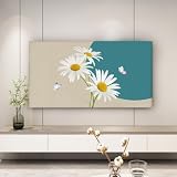 Compatibilidad universal: la cubierta del televisor es adecuada para televisores LCD planos/curvos de 32 a 80 pulgadas, que protegen perfectamente la pantalla de su televisor. Puede usarlo para cubrir su escritorio, televisores de pantalla curva y montados en la pared. Verifique la medida de su televisor para garantizar la compatibilidad.