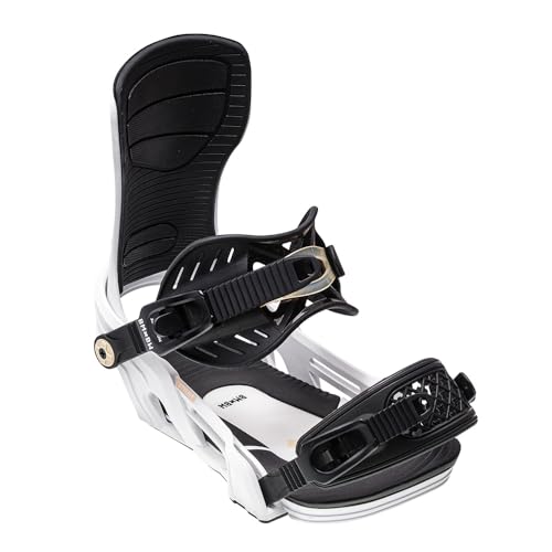 Bent Metal Stylist Womens Snowboard Bindings, M, White