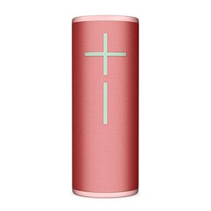 Ultimate Ears MEGABOOM 4 Portable Waterproof Bluetooth Speaker with Powerful 360-Degree Sound and Thundering Bass, Floating Speaker with 20-Hour Battery and 147ft (45m) Range – Raspberry