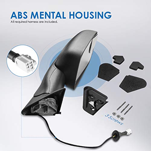 41FszLUfaPL. SL500  - MOSTPLUS Pair Tow Mirrors Compatible with 1998-2002 Dodge Ram 1500/2500/3500 w/Power Heating Black