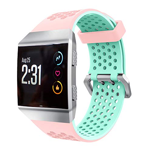 Angersi Correa Compatible con Fitbit Ionic SmartWatch,Correa Deportiva de Repuesto para Reloj Compatible con Fitbit Ionic Smart Watch