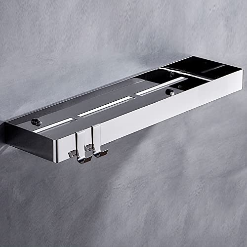 Étagère de douche d'angle murale rectangulaire pour salle de bain - 2
