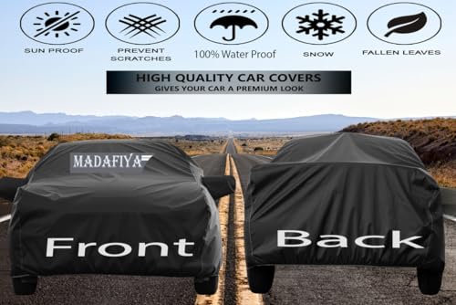 Image of MADAFIYA Car Accessories Water Proof UV Proof Car Mirror Cover Compatible with Lexus is (2022 to 2024 Models), Grey