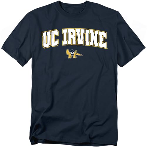 LOGOVISION University of California Irvine Arch Logo Unisex Adult T Shirt Navy X-Large