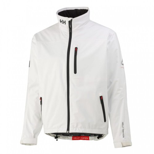 Image of Helly-Hansen mens Crew Midlayer Fleece Lined Waterproof Windproof Rain Jacket