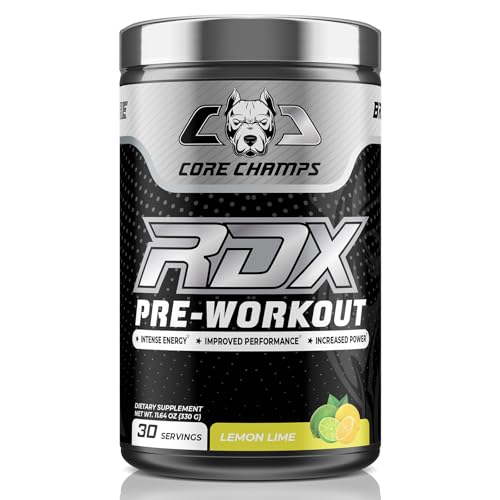 Image of Pre Workout Powder for Men & Women | Enhanced Energy, Focus, & Pumps + Cognitive Enhancers | 300mg Caffeine | 30 Servings (Lemon Lime)