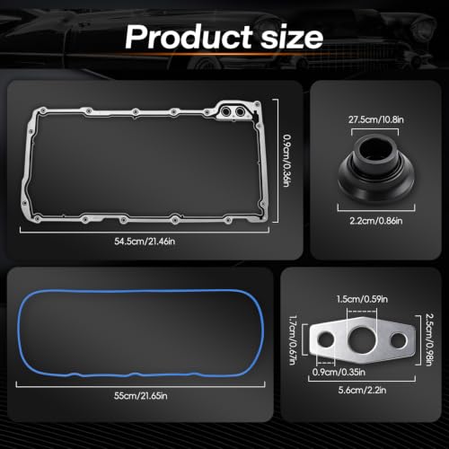 Image of 12612350 Oil Pan Gaskets Kit + 12637683 Valve Cover Gasket Set