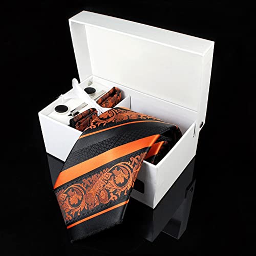 Set de corbata y accesorios para hombre en seda