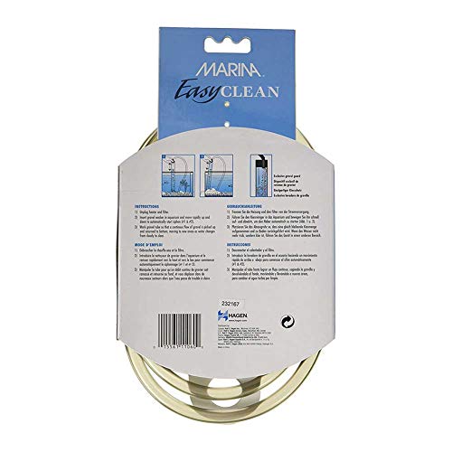 Image of Fluval EasyVac Compact Aquarium Gravel Cleaner for Small & Nano Fish Tanks - Compact Vacuum Siphon for Planted Aquariums, Gravel Cleaning & Water Changes - Mini