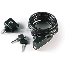 Gurpil Candado Espiral Candado antirrobo cable espiral con soporte 8mm