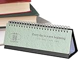 小さなデスクカレンダー 2026 、大きな罫線ブロック厚紙、1 月～12 月のマンスリーデスクカレンダープランナー、家庭、オフィス、教室、寮、仕事、勉強、クリスマス、スケジュール追跡、毎日の計画の計画に最適