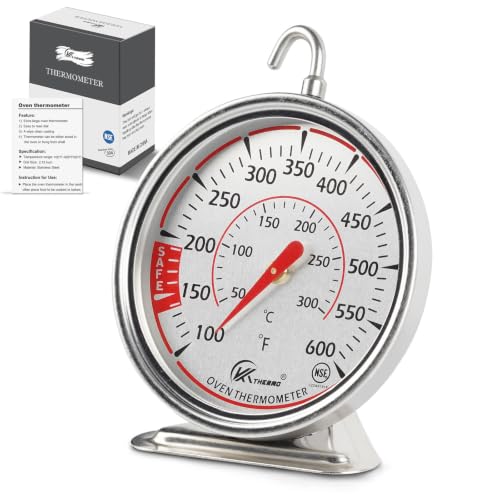 Oven Thermometer 2.75-Inch Dual Scale, 50-300°C/100-600°F, NSF