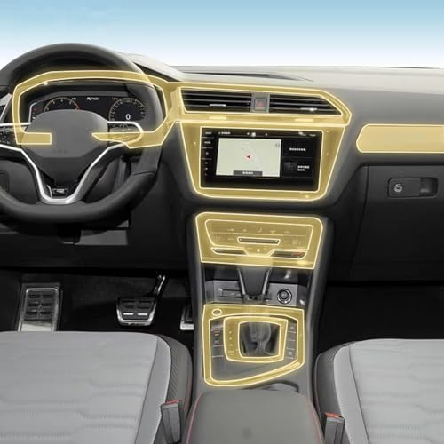 Film de protection en TPU pour console centrale et écran Volkswagen Tiguan trajets sereins
