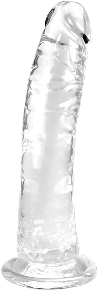 11 Inch XL Dildo for Sex Women, Realistic Dildo Body-Safe Material Lifelike Giant Penis with Strong Suction Cup for Hands-Free Play Anal for Women or Men Transparent