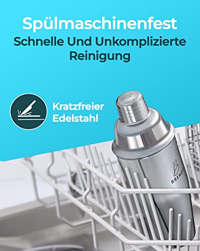 3-teiliges Brendo Cocktailmixer Set für die Cocktailzubereitung