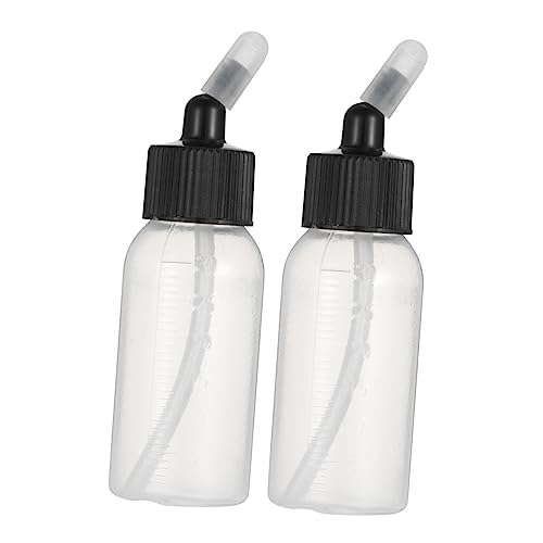 LIFKOME 10Pcs Paint Bottle Refillable Dropper Jars for Airbrush Liquid Storage for Paints Condiments and Craft Supplies Lightweight Durable