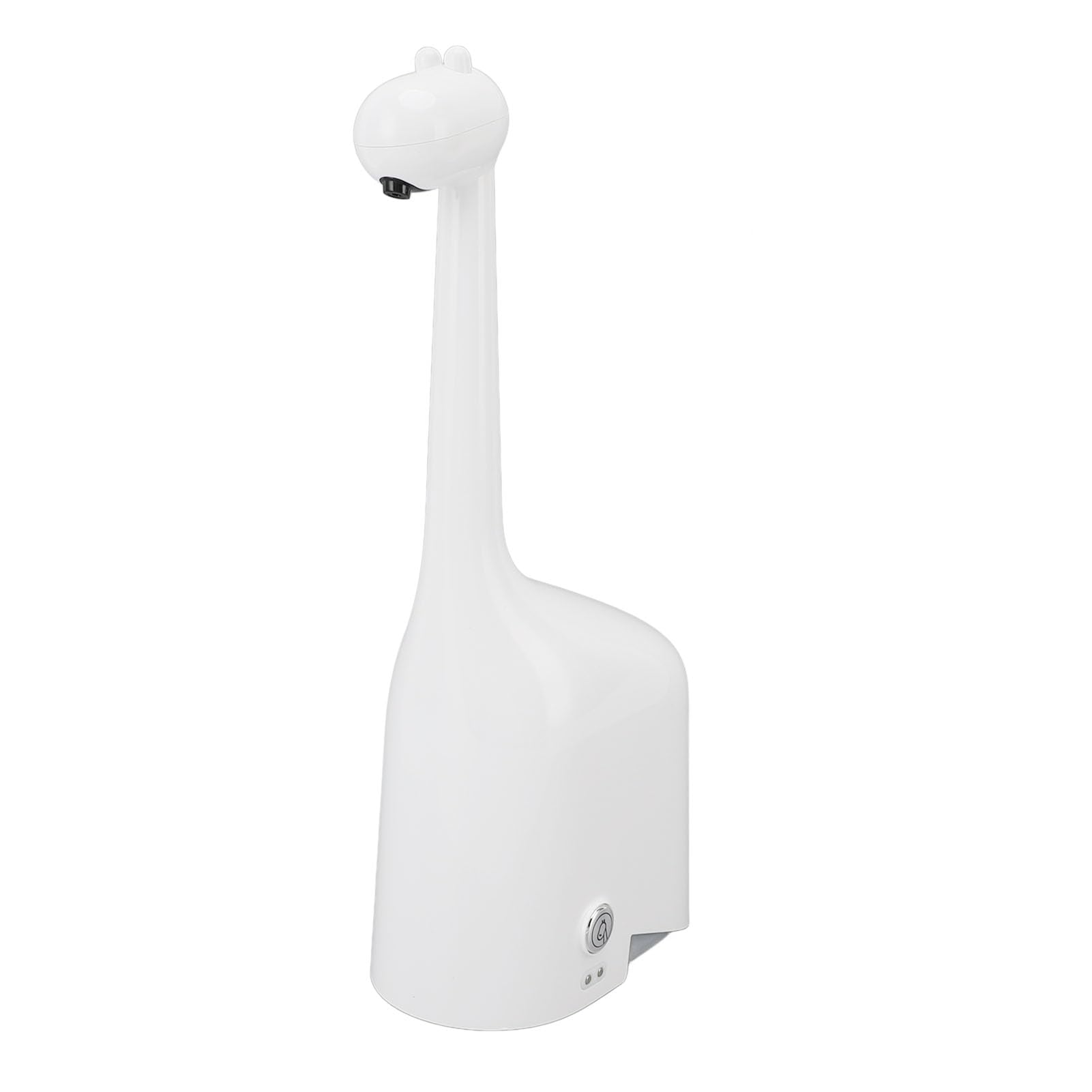 Dispenser Automatico di Sapone, Dispenser di Sapone Schiumogeno Senza Contatto in ABS 200 Ml Ricaricabile Tramite USB 1200 MAh Regolabile Senza Gocciolamento Design a Giraffa per Lavello della