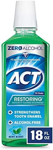 ACT Restoring Anticavity Fluoride Mint Burst Mouthwash