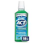 ACT Restoring Anticavity Fluoride Mint Burst Mouthwash 18 Ounce Helps Freshen Breath & Strengthen Tooth Enamel to Prevent Tooth Decay & Cavities