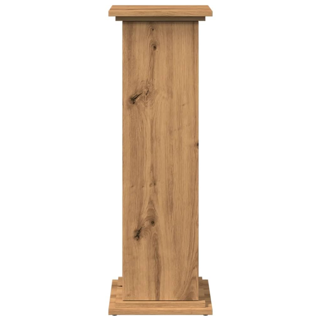 vidaXL Piédestal avec rangement chêne artisanal bois d'ingénierie